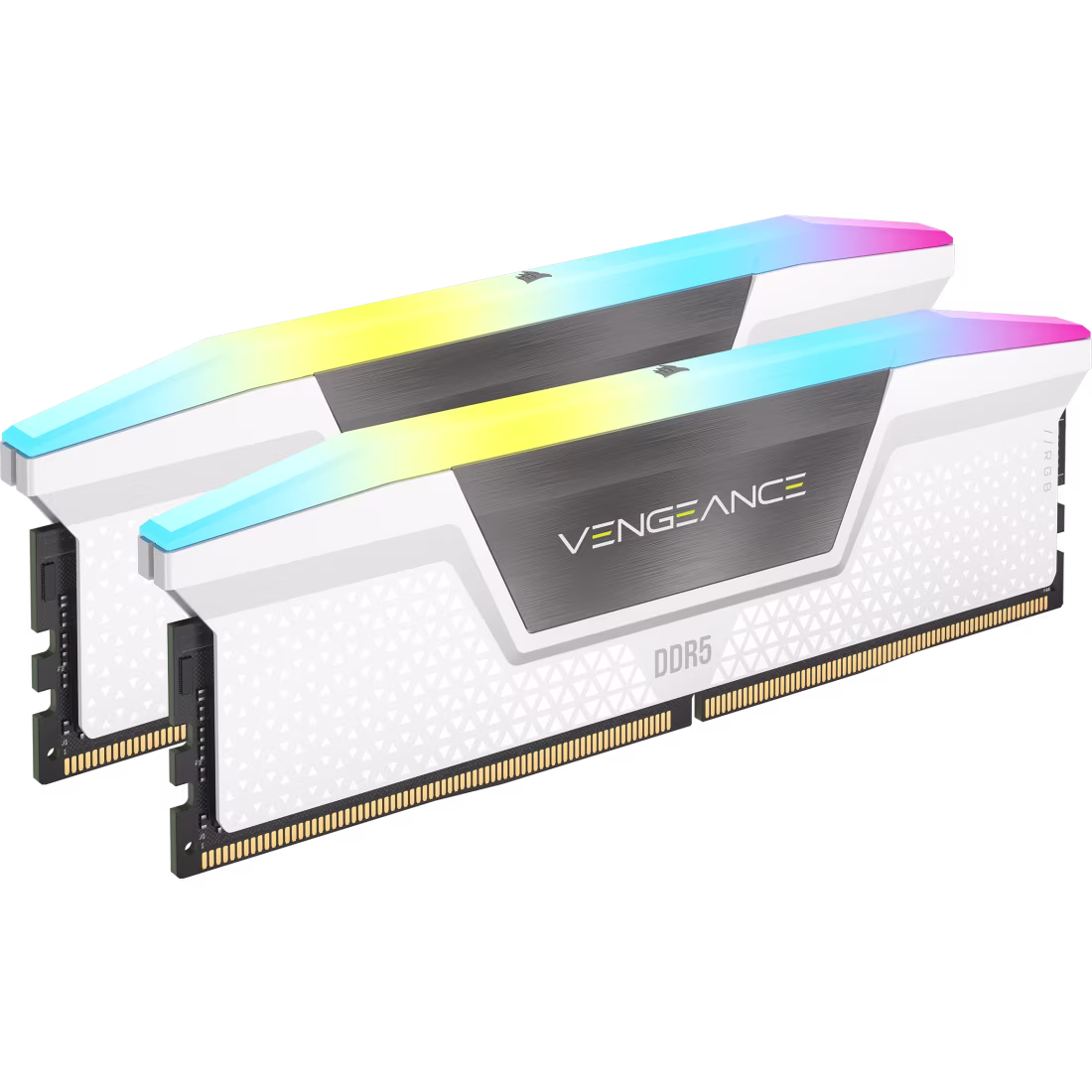 Corsair Vengeance RGB RS CMG32GX5M2E6000Z36W (32GB 2x16GB Kit/DDR5 6000MHz/CL36/1.35V/RGB Anodized Aluminium White/Intel XMP 3.0 + AMD EXPO)