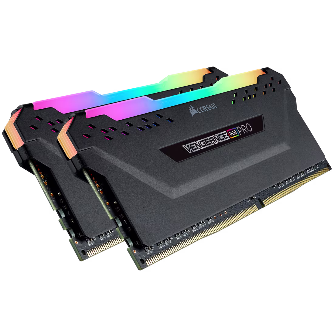 Corsair Vengeance RGB Pro CMW16GX4M2C3200C16 (16GB 2x8GB Kit/DDR4 3200MHz/CL16 16-18-18-36/1.35V/RGB Anodized Aluminium/Intel XMP 2.0)