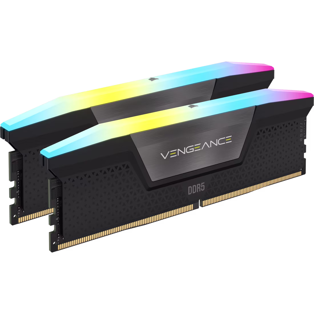 Corsair Vengeance RGB CMH32GX5M2B6400C36 (32GB 2x16GB Kit/DDR5 6400MHz/CL36/1.40V/RGB Anodized Aluminium Black/Intel XMP 3.0 + AMD EXPO)