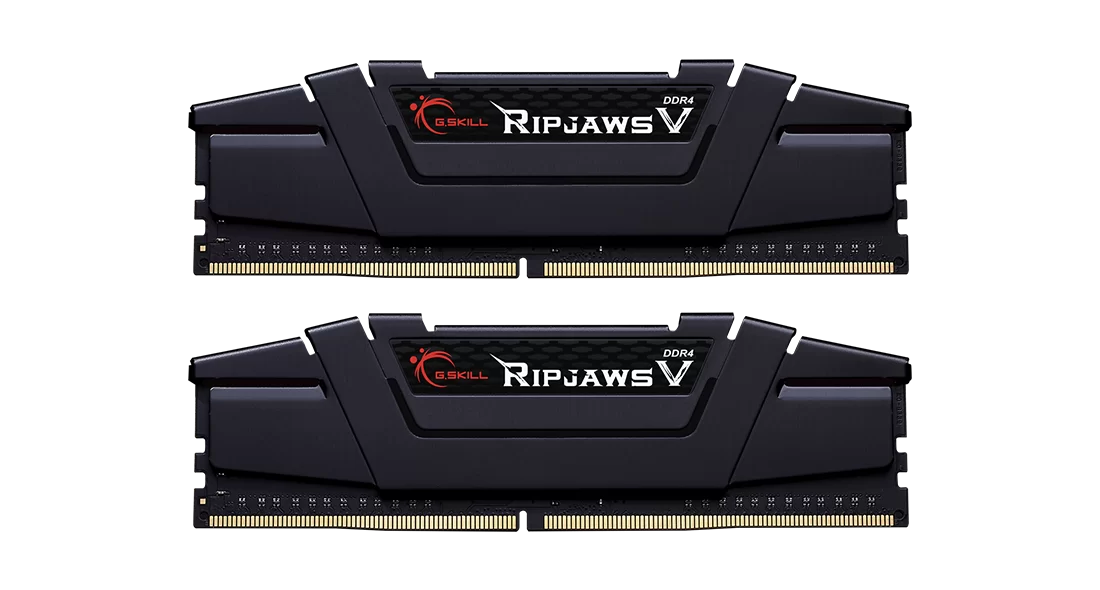 G.Skill Ripjaws V F4-3600C16D-32GVK (32GB 2x16GB Kit/DDR4 3600MHz/CL16/No RGB/1.35V/Intel XMP 2.0)