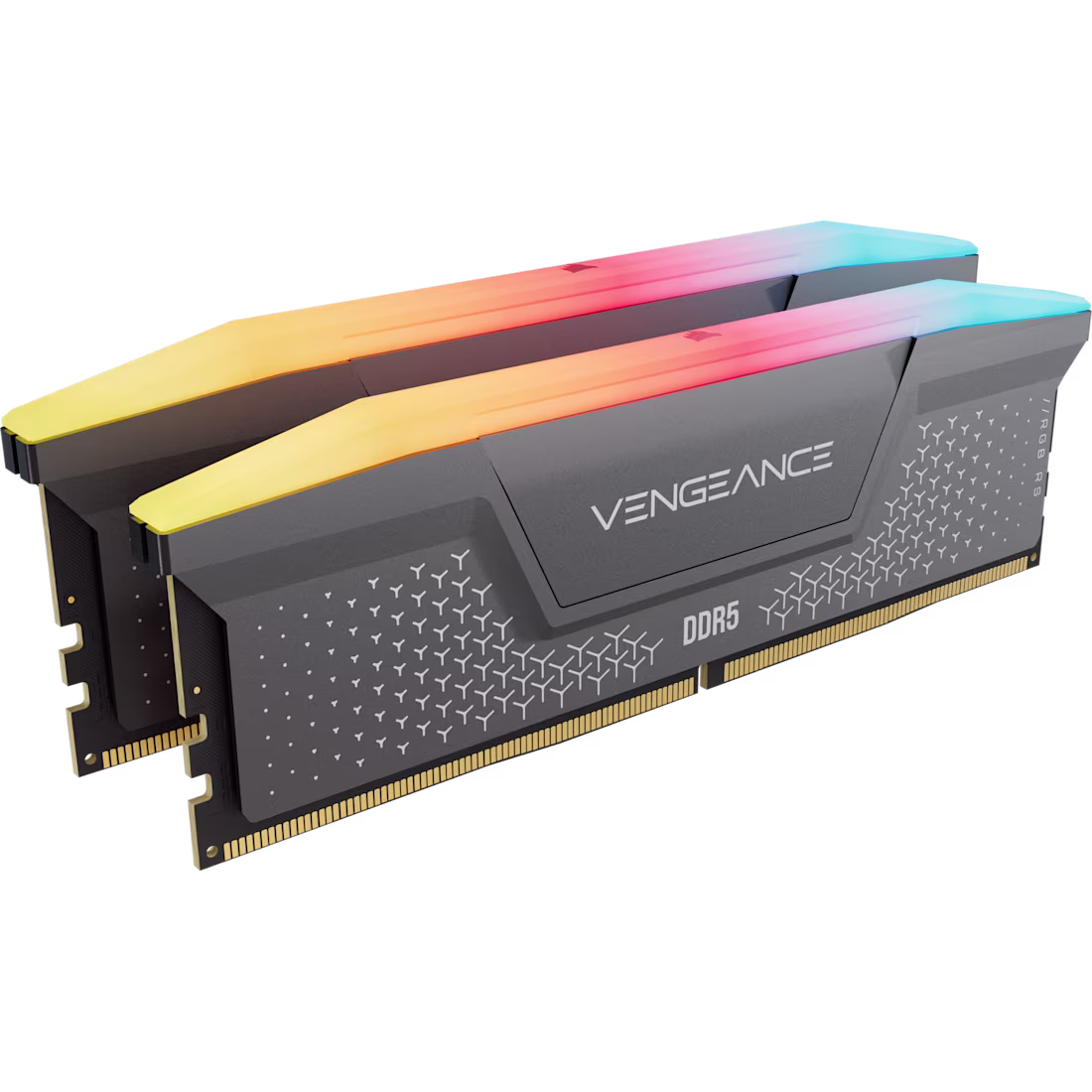 Corsair Vengeance RGB RS CMG64GX5M2D6000Z40 (64GB 2x32GB Kit/DDR5 6000MHz/CL40/1.35V/RGB Anodized Aluminium Grey/Intel XMP 3.0 + AMD EXPO)
